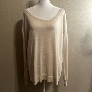 American Eagle Sweater with Lace Back Detail SZ M/M